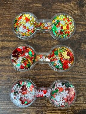 Baby Three 400% Liquid Glitter Eyes - Christmas Themed